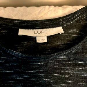 Loft short sleeve cotton, embellished t shirt.